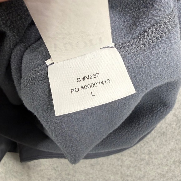 Vuori Shirt Jacket Mens Large Gray Aspen Fleece Warm Button Up Shacket V237 - Picture 11 of 14